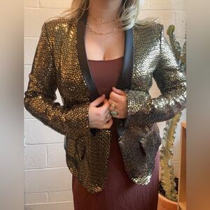 Forte Forte Night Glow Chic Sequined Jacket in Stardust